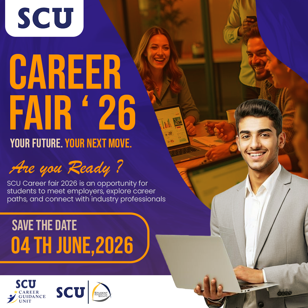 SCU Career Fair Poster